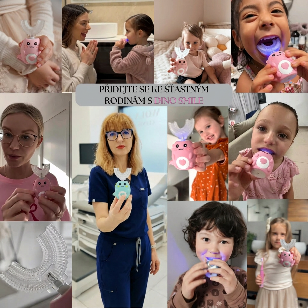 DinoSmile™ – sonický zubní kartáček doporučovaný zubními lékaři