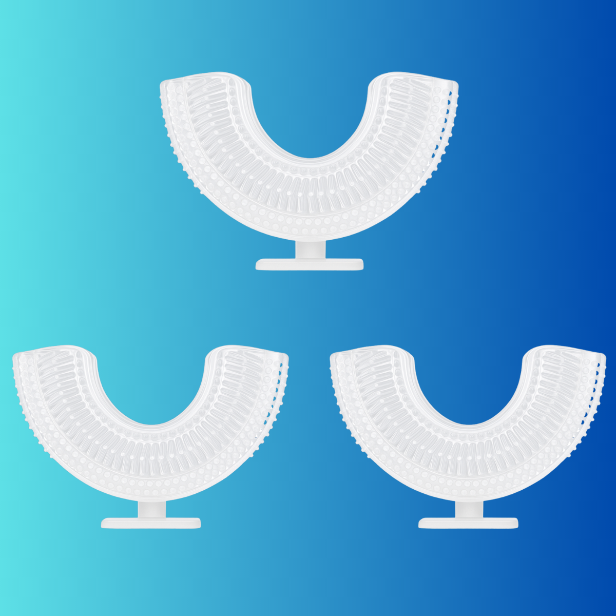 3× Náhradní hlavice kartáčku